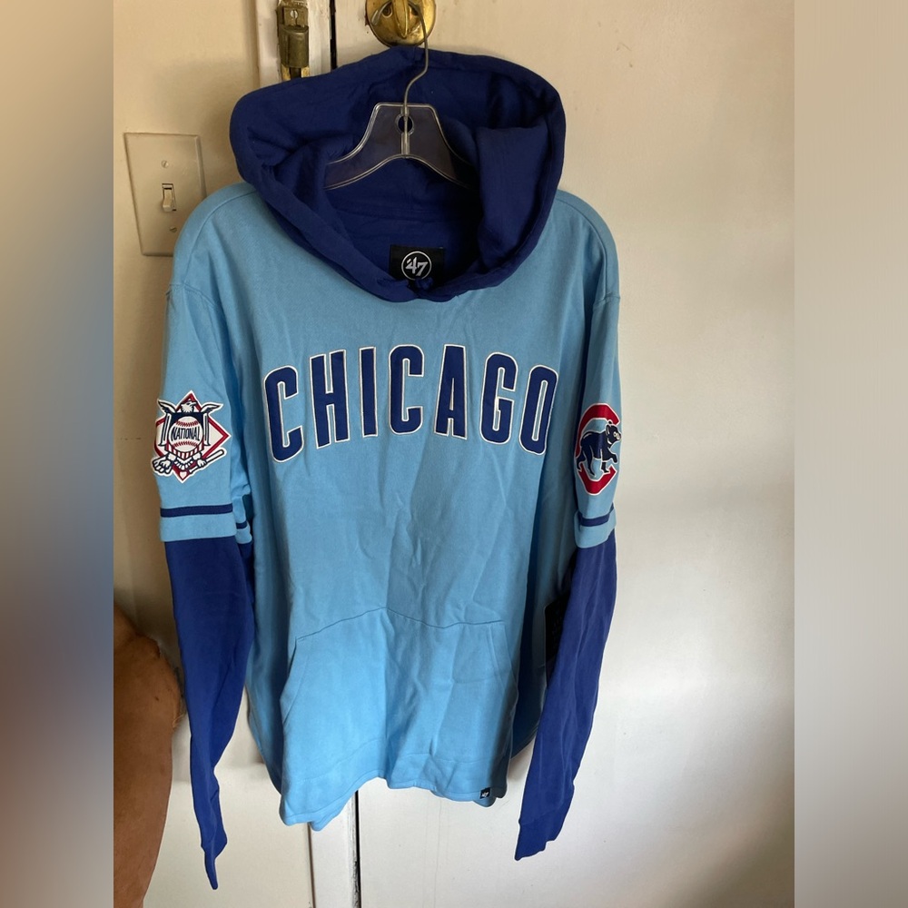 Chicago Cubs 47 brand men’s MLB Cooperstown hoody L